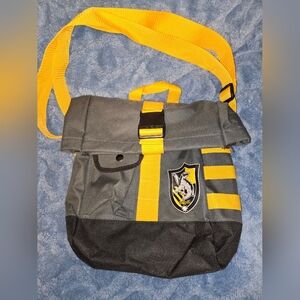 Gray and Yellow Men's Bag